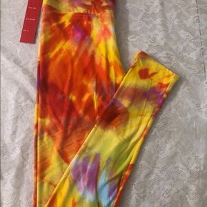 Nwt Hot Kiss Tie Dye Leggings 